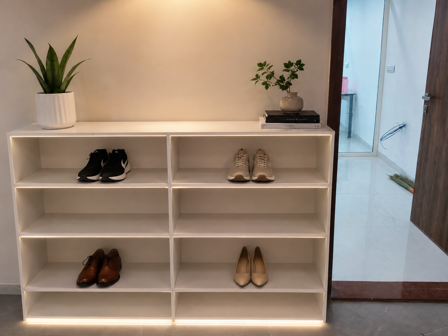 Open plan software office interior